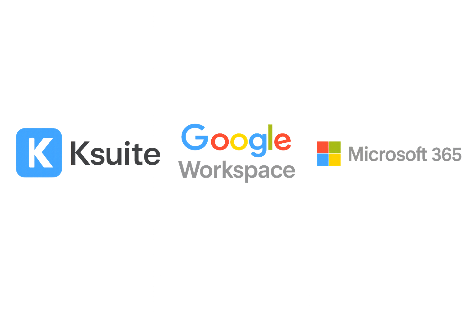 Suite de productivité - GoogleWorkspace, Ksuite, Microsoft365
